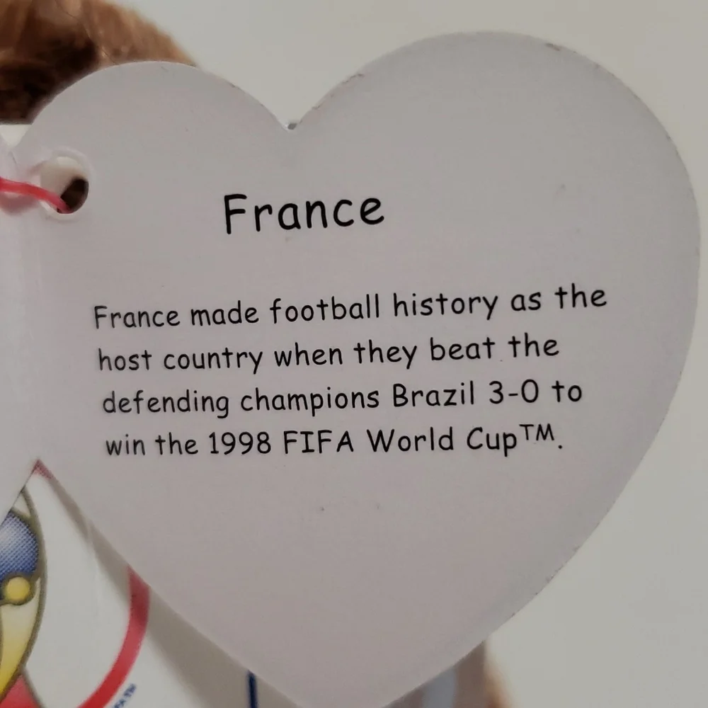 Ty beanie baby FIFA France bear 🇫🇷 - Picture 5 of 7